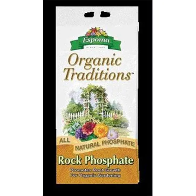 212 MAIN Organic Traditions Phosphate Rock Fertilizer - 7.25 lbs RP7 Slow-Release Formula, Organic Gardening Solution with Phosphorus Fertilizers & Plant Food for Fertilizing Needs