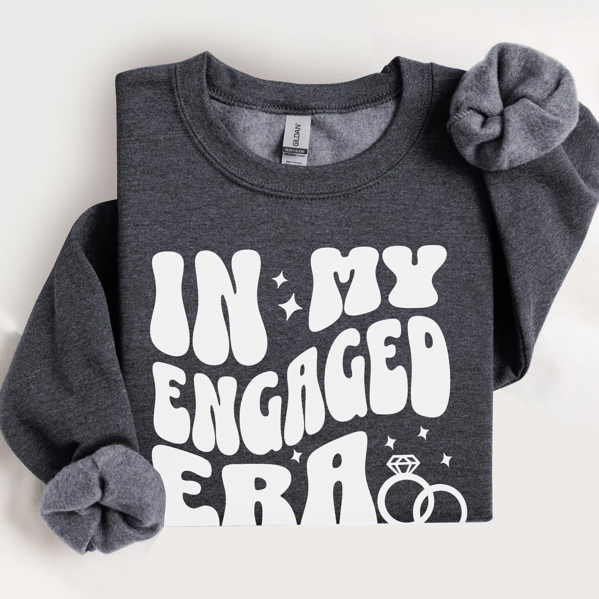 In My Engaged Era Sweatshirt, Engaged Shirt, Engagement Gift, Fiancee Shirt