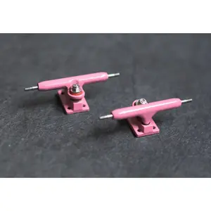 34mm Prodigy Gen2 Pro Fingerboard Trucks - Pink Colorway - Includes Pro Duro Bubble Bushings