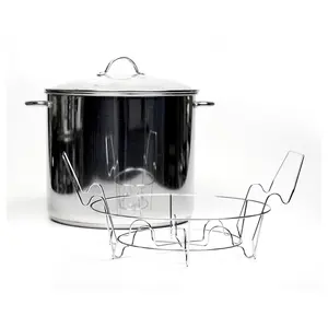 RSVP 20-Quart Stainless Steel Water Bath Canner