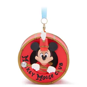 Disney Store The Mickey Mouse Club 70th Anniversary Drum Sketchbook Ornament