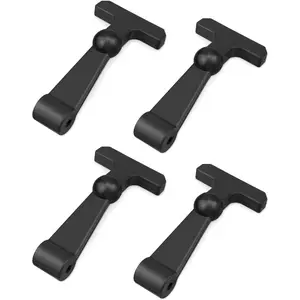 4 Pack Cooler Replacement Rubber Latches Fit for YETI RTIC Coolers, Quick Mounting, Black