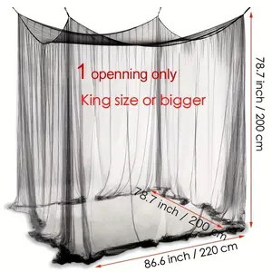 Large Camping Mosquito Net, Easy Setup Portable Mosquito Tent, Lightweight Polyester Insect Screen with Single Opening, for Indoor & Outdoor Use. Ideal for Camping, Backyard, Picnic & Patio. White Outdoor Insect & Sun Shade Canopy, Breathable Fabric, Stur