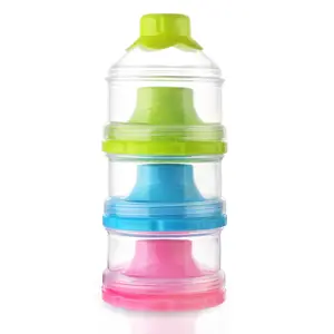 Baby Formula Dispenser, Non-Spill Stackable Formula Dispenser On The Go, Baby & Kids Snack Containers, Formula Container for Travel, BPA Free