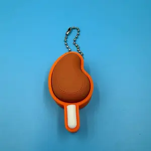 2 Pack Mango Paleta Fidget Clicker Keychain | Mexican Candy Fidget Toy | Mango Popsicle Sensory Clicker