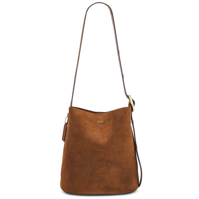 Coach Bleeker Bucket Bag in Warm Brown