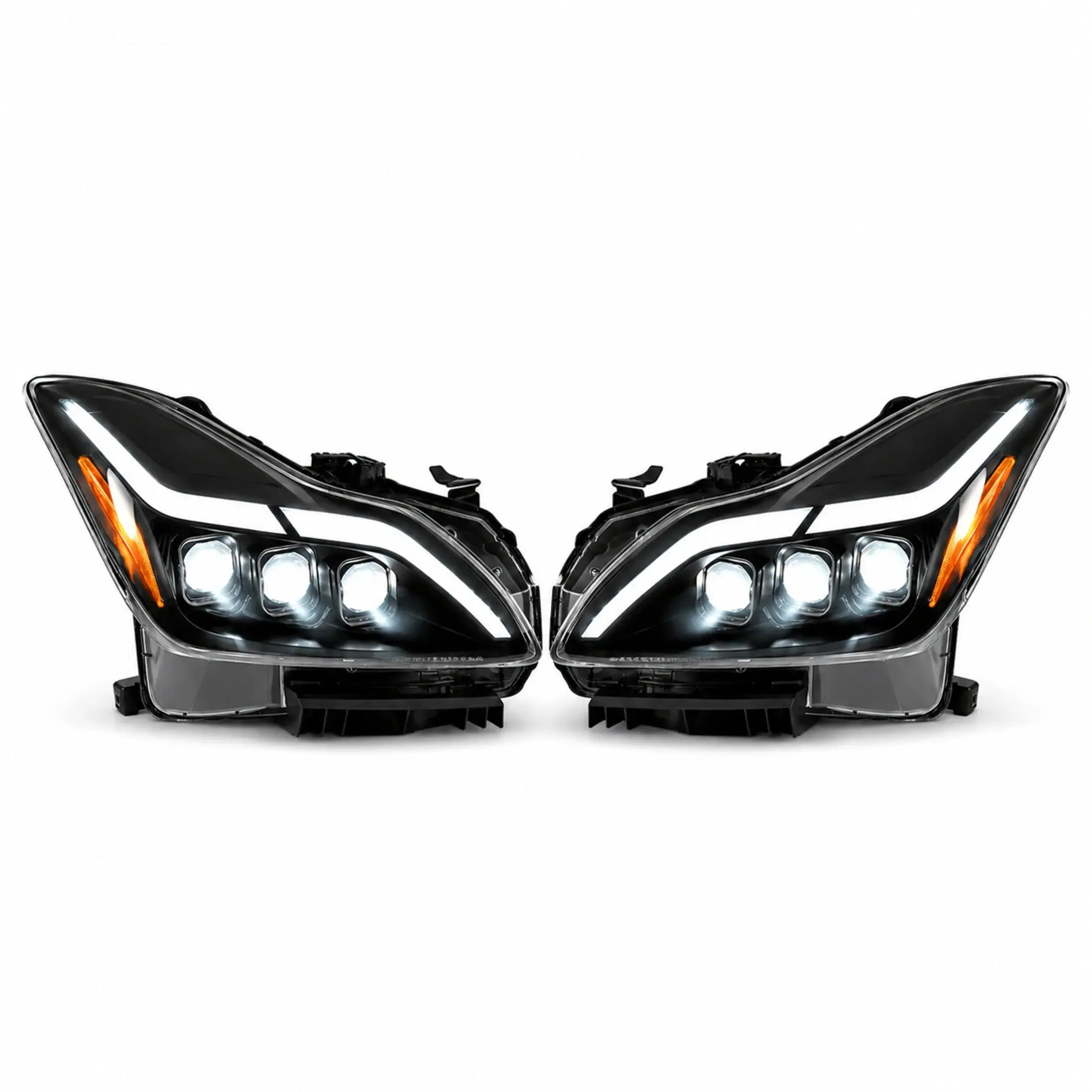2008-2015 Infiniti G37 / Q60 Coupe & Convertible LED Triple Projector Headlights Assembly