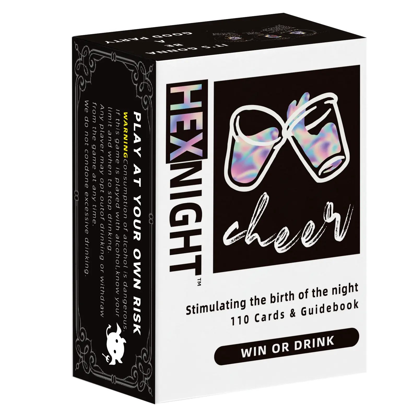 HEXNIGHT Adult Drinking Game. A Drinking Game Suitable For Adult Drinking Parties.Fun & Interactive Party Game