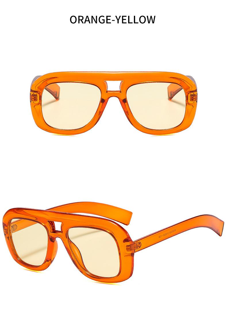 Oversized Retro Aviator Sunglasses for Women Men Y2K Chunky Pilot Frame UV400 Protection Clear Lens Trendy Streetwear Shades Oversized Retro Aviator Sunglasses for Women Men Y2K Chunky Pilot Frame UV400 Protection Clear Lens Trendy Streetwear Shades