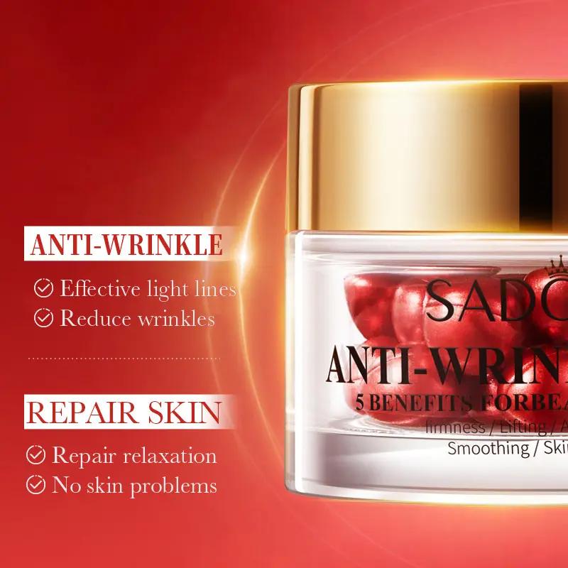 SADOER Anti-Wrinkle Pill,Benefits for Beautiful Skin,Beauty Tool,Firmness/Lifting/ Anti-wrinkle/Smoothing/Skin Beauty   Moisturizers Skincare