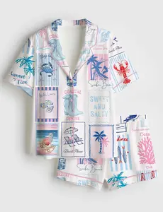 Coquette Coastal Cowgirl Satin Pajama Set, Retro Blue Boots Silk Pjs, Preppy Beach Sleepwear, Long Sleeve Bow Loungewear, Birthday Gift Her