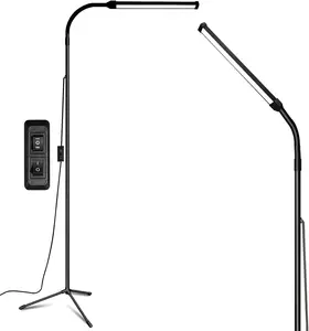 LED Floor Lamp with Eye-Caring Brightness, Multi-Use for Eyelash Extensions, Office Reading & Bedroom Makeup, Tattoo Lighting Solution