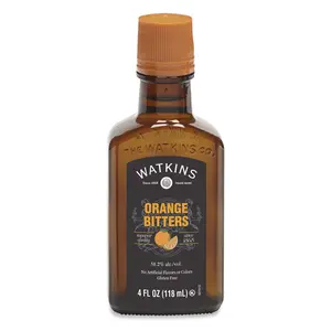 Watkins Orange Bitters, 4.0 fl oz Authentic Flavor Cocktail Enhancer Orange Clove Spice
