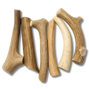 6 Pack - Medium | Deer Antler Dog Chews