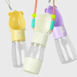 Portable Pet Water Bottle with Bowl, Dual Function Hydration Cup, Outdoor Travel & Hiking Essential, Pets' On-The-Go Drinkware