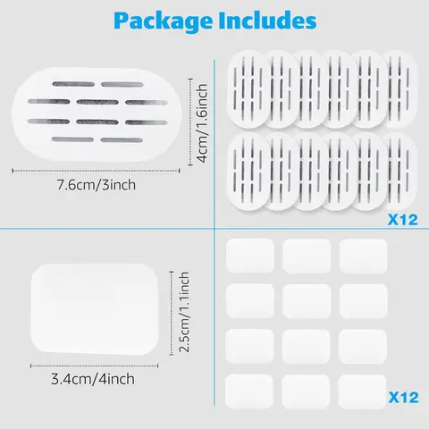 MISFANS D02-D03 Triple Filter Cat Fountain Filters (12‑Pack Value), Square Shape, Cotton Mesh Traps Hair, Fits Most Steel Fns, Quick Swap Keeps Daily Care Simple, Carbon Mesh for Purified Water (Fountain Not Included)