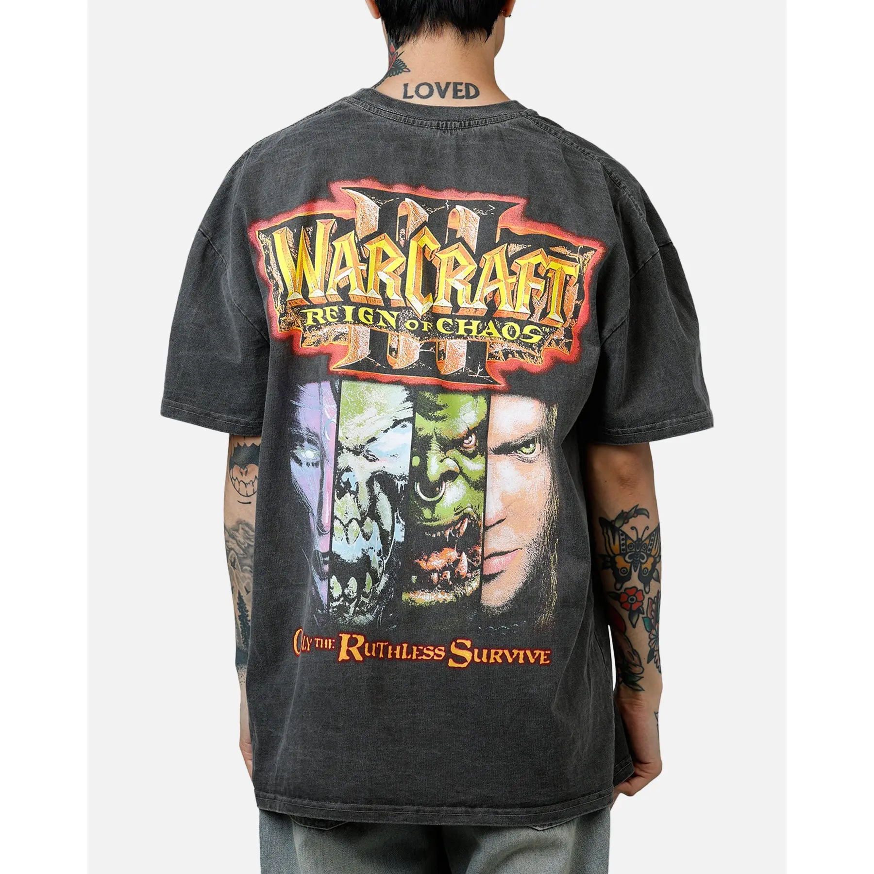 73Studio X World of Warcraft: Reign Of Chaos T-Shirt Black Wash