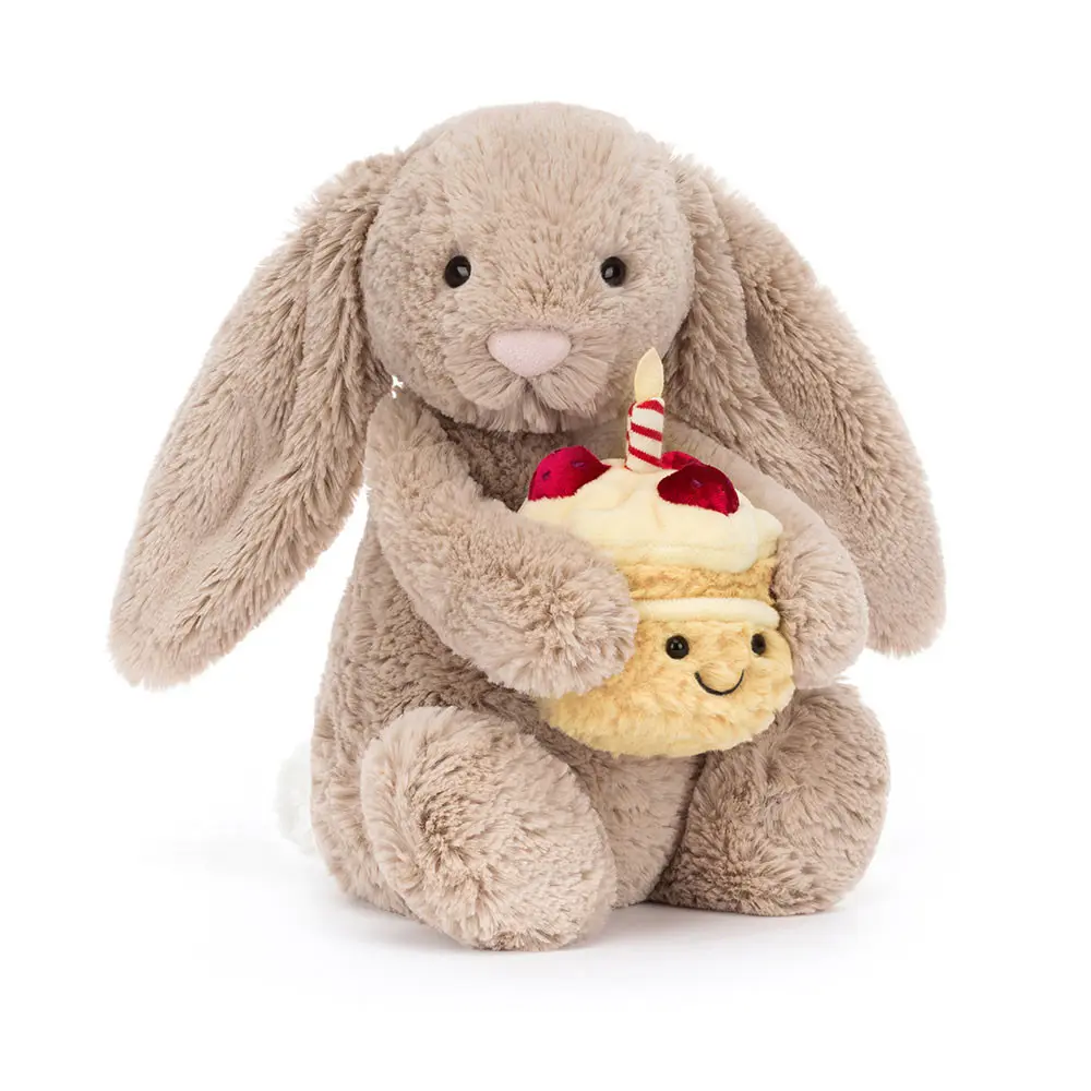 Adorable Jellycat Birthday Bunny Soft Toy -  Perfect Birthday Gift for Kids & Toddlers (US)