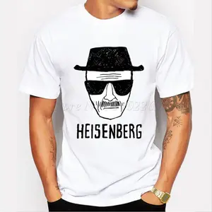 2023 Men's Fashion Breaking Bad T Shirt Heisenberg 3D Printed shirt Walt White Short Sleeve Tee Hipster Hot Sale Tops