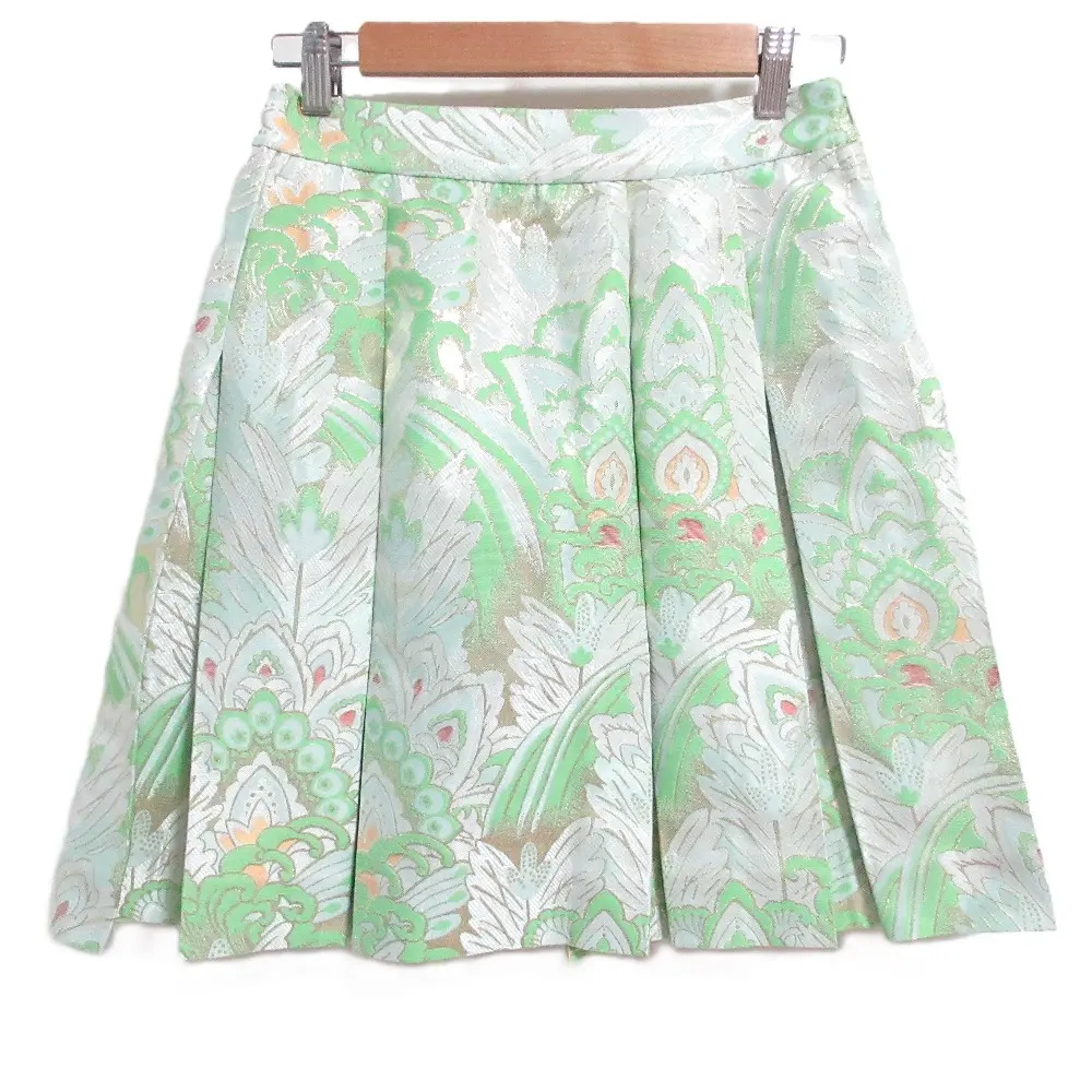 Pre-owned MARNI Others Small Leather Goods Patternted Pleated Skirt Skirt