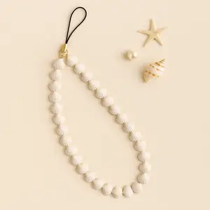 Sally Sells Seashells Phone Strap - Quirky Beach Babe Accessory for Smartphone & Cellphone