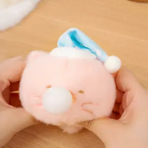 52TOYS LuLu the Piggy Generic_Plush Keychain  Kawaii Creative Gift Room Decor Desktop Decoration Gift for  Birthday Party