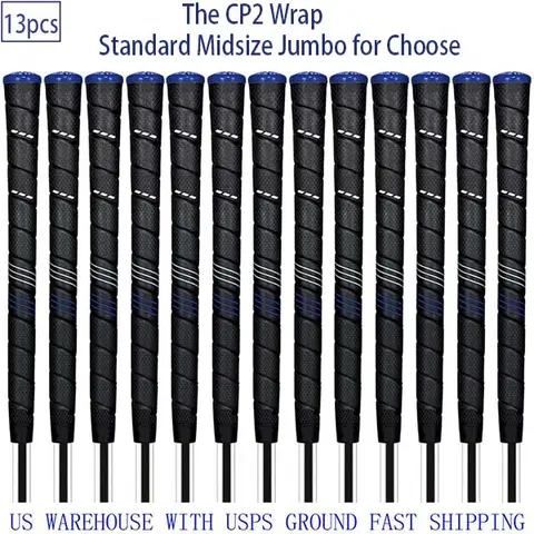 CP2 Wrap 13Pcs Golf Club Grip Tacky Feel Standard Midsize Jumbo for Enhanced Golf Performance