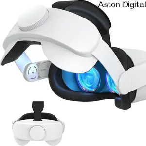 Aston DigitalReplment Headset for Oculus Quest 2, 1 Count Adjustable Headband, Soft Breathable and Comfortable VR Accessory, Console Accessories, Smart Glass Eyewear