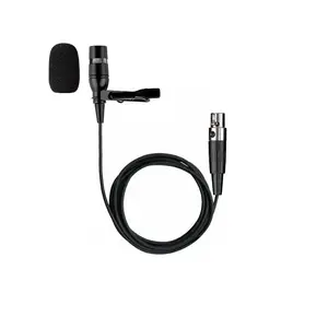 Replacement Lapel mic for SHURE BLX188/CVL Wireless Lavalier Microphone, Unidirectional, ta4f 4 Pins, Black