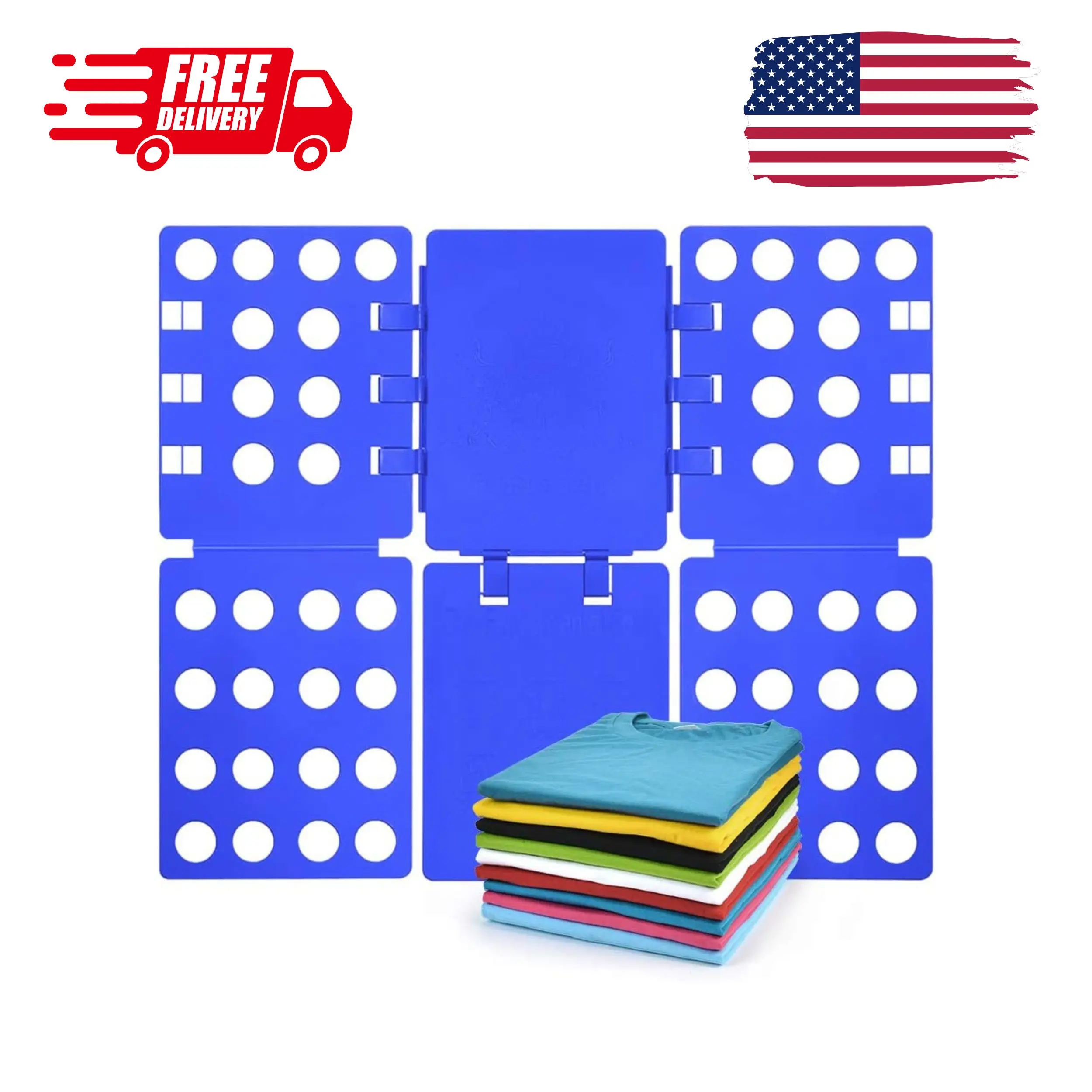 Shirt Folding Board T Shirt Folder Blue