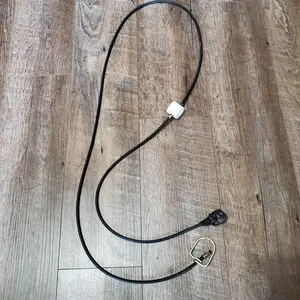 Poultry Tie Cords - Rubber 7' Cord SLIP Hitch with Metal Swivel & PVC Swivel for Easy Installation - Durable & Reliable for Various Poultry Needs