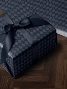 Blue Gift Wrap Roll Plaid Wrapping Paper Christmas Christmas Paper Classic Wrapping Paper Blue Holiday for Him - Decorative Rolls for Presents and Celebrations