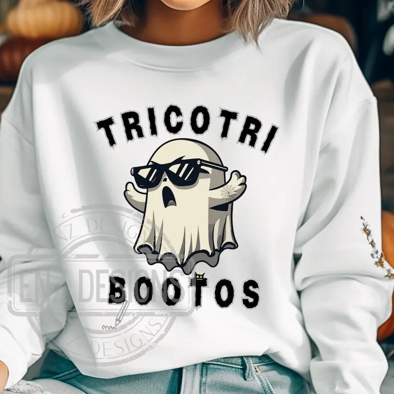 Trico Tri Bootos sweatshirt, Halloween costume, Funny halloween, Funny Shirt, Mexican, Spanish Halloween, Comadre Crew, Calavera, TricoTri, Spooky
