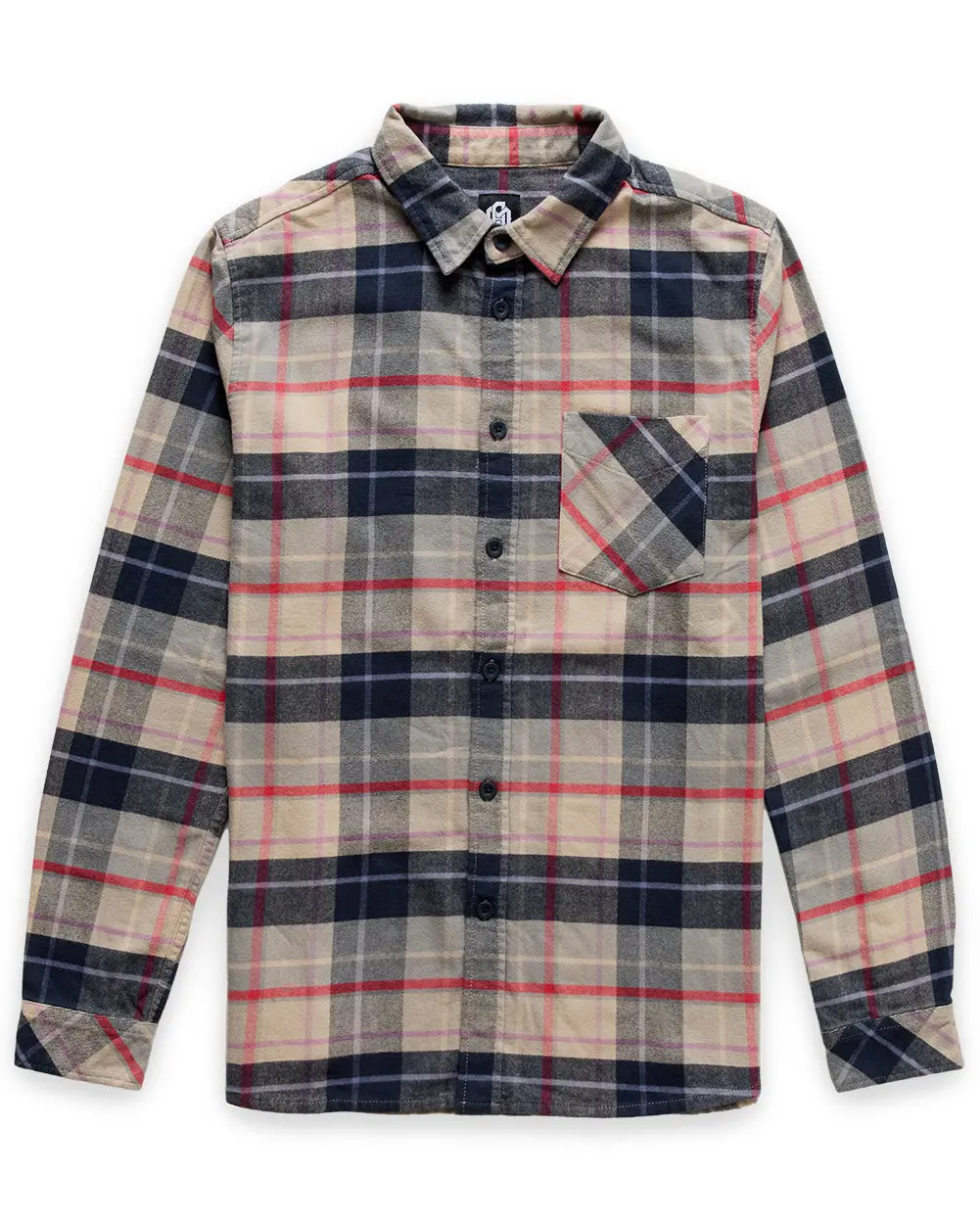 Fairbanks Flannel - Shirt - Cotton, Soft, Stylish, Pocket, Long Sleeves, Casual Wear