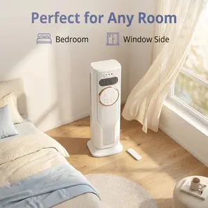 3-IN-1 Pedestal Evaporative Cooler Fan - Ice Pack Included, All-Season Home Cooling Solution energy saving