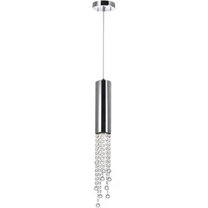 CWI Lighting Extended 1 Light 5 inch Chrome Down Mini Pendant Ceiling Light 5081P5C-R
