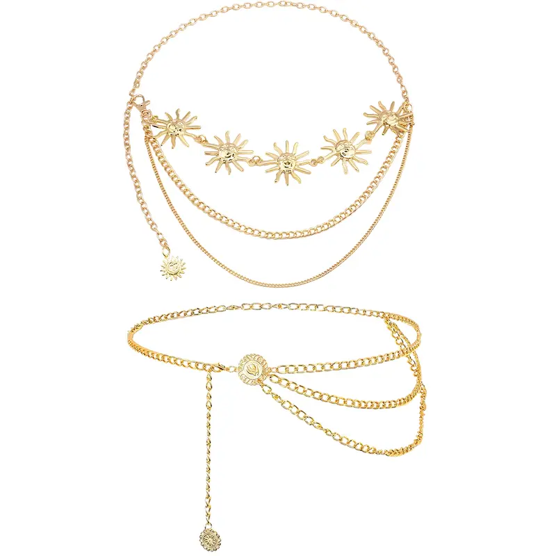 waist chain with dress - TikTok Shop display picture 1