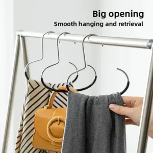 6 PCS Large Round Coat Rack Cabinet Multifunctional Bag Hook Scarf Tie Storage Organizer Hat Hanger for Home & Office Organization