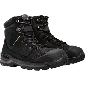 Bonanza Raptor 7” Black Waterproof Work Boots BA 782  TPU Toe Guard for Durability and Electrical Hazard Protection