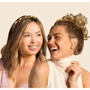 Madison Braids Bundle: Butterfly Braided Headband  & Top Knot Ponytail Holder