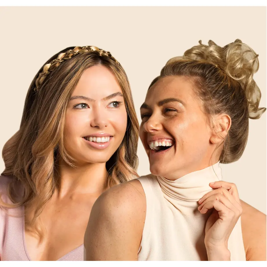 Madison Braids Bundle: Butterfly Braided Headband  & Top Knot Ponytail Holder