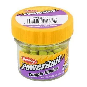Berkley PowerBait Biodegradable Crappie Fishing Nibbles Berkley PowerBait Biodegradable Crappie Fishing Nibbles