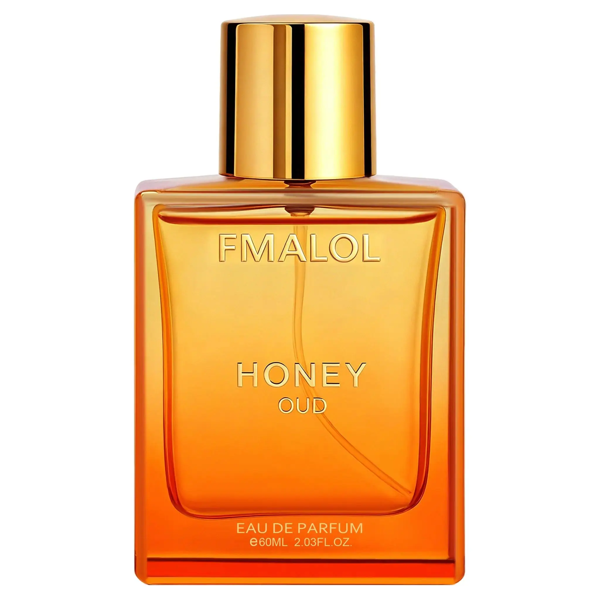 Honey Oud Luxury Eau de Parfum, Oriental Gourmand Woody Fragrance, Long-lasting Scent, Amber Gold Gradient Bottle with Luxurious Texture, Premium Gift, Suitable for Any Occasion, Unisex