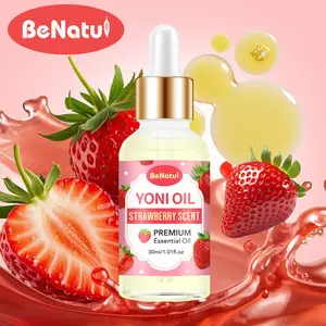 Benatu Yoni Oil Strawberry Essential Oil Is a Mild Care Oil Ideal for Women'S Needs, Hydration, Massage Oil