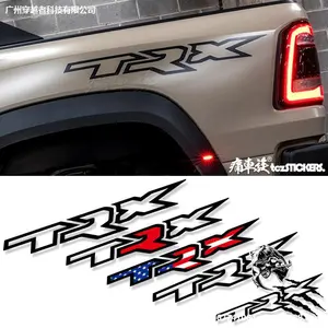 Suitable for Dodge Ram TRX Pickup Truck Decal Sticker RAM TRX Body Body Cargo Box Tailgate Sticker