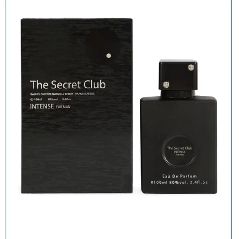 The Secret Club Intense For Man Eau De Parfum 100ml 3.4oz Long Lasting