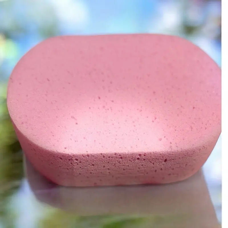 Pink Oval Custom Colored Sponge Grout for DIY Purpose High-Quality Absorbent Sponge