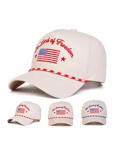 Unisex Freedom Five-Sided Baseball Cap, Adjustable Sun Protection Casual Hat for Spring & Fall, Adjustable Sunscreen Hat, Outdoor Travel Beach Vacation