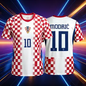 #10 Modrić 2026 Croatia National Team Home Short-Sleeve Soccer Jersey