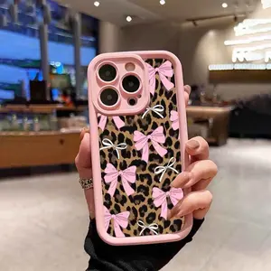 Fashion Bowknot Pattern Phone Case, Decorative Phone Protector Cover, Phone Accessories Compatible with iPhone  17 Pro Max Plus Air/16/15/14/13/12/11 Series
